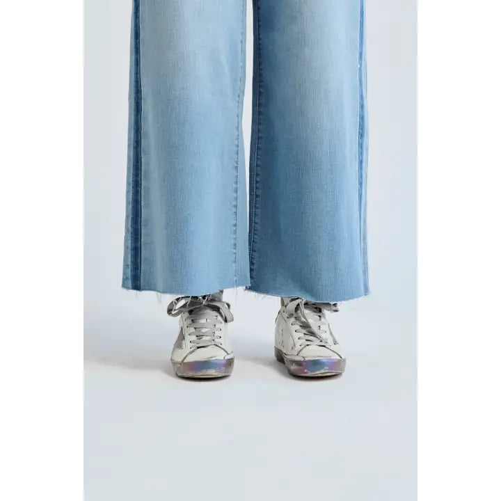 28" CROPPED WIDE LEG JEANS