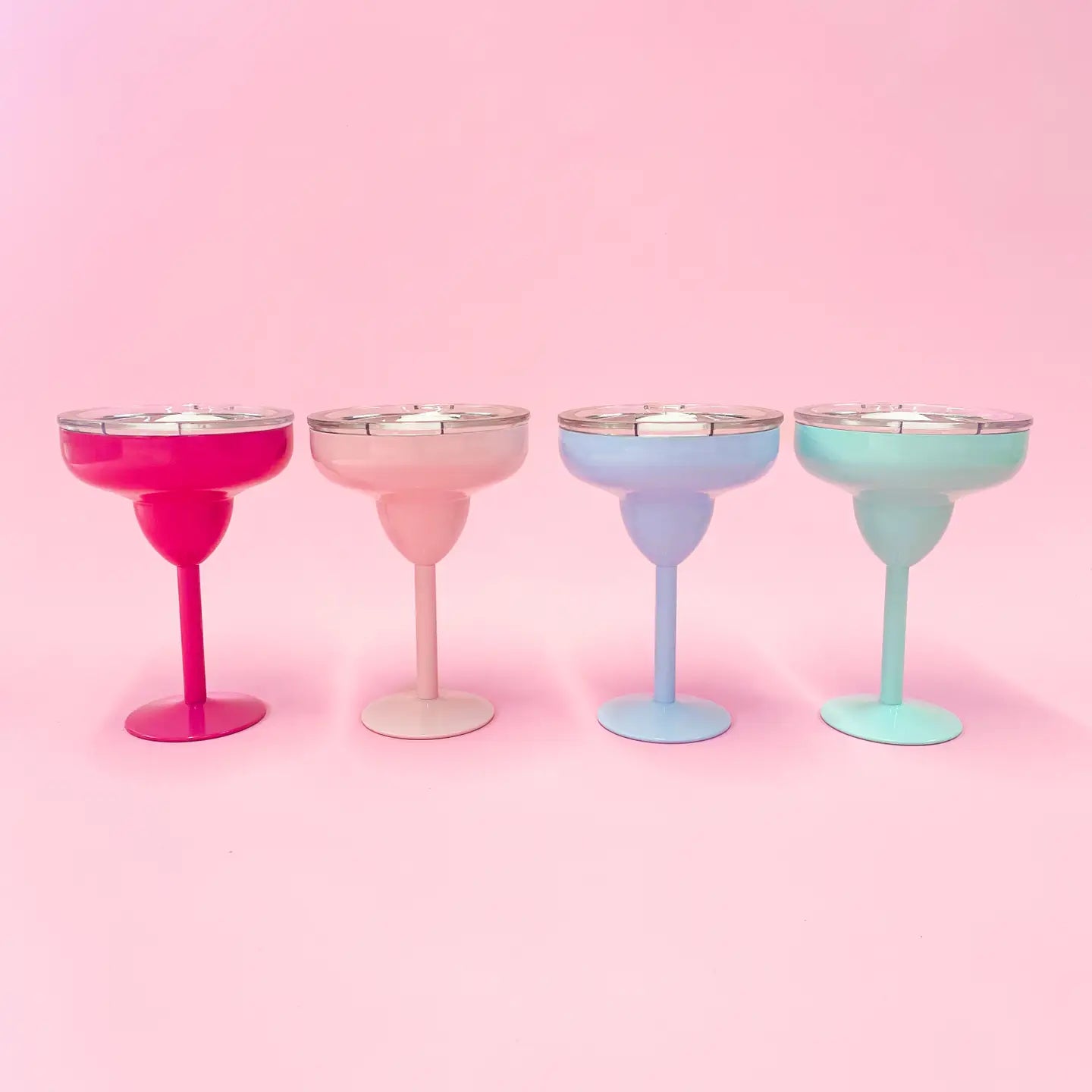 STAINLESS STEEL MARGARITA GLASS WITH LID