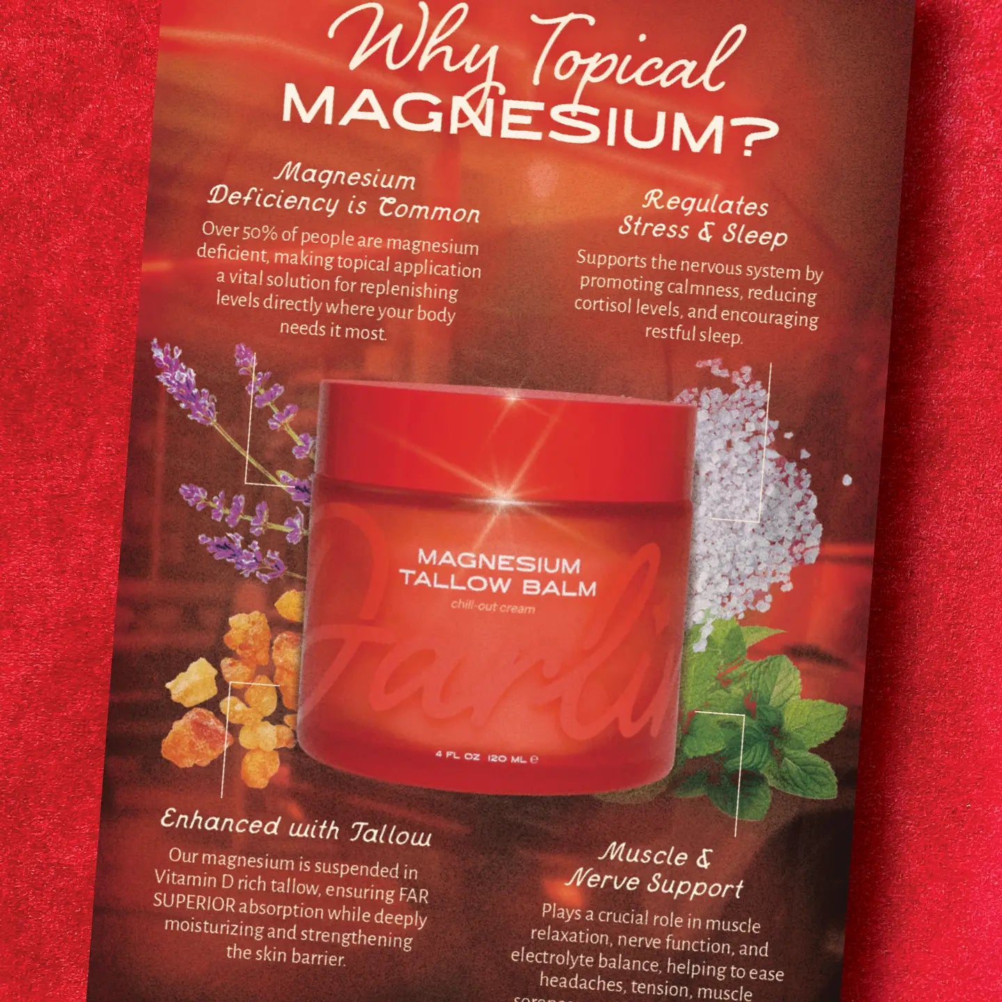 MAGNESIUM LAVENDER TALLOW CREAM