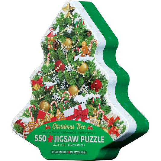 CHRISTMAS TREE TIN PUZZLE