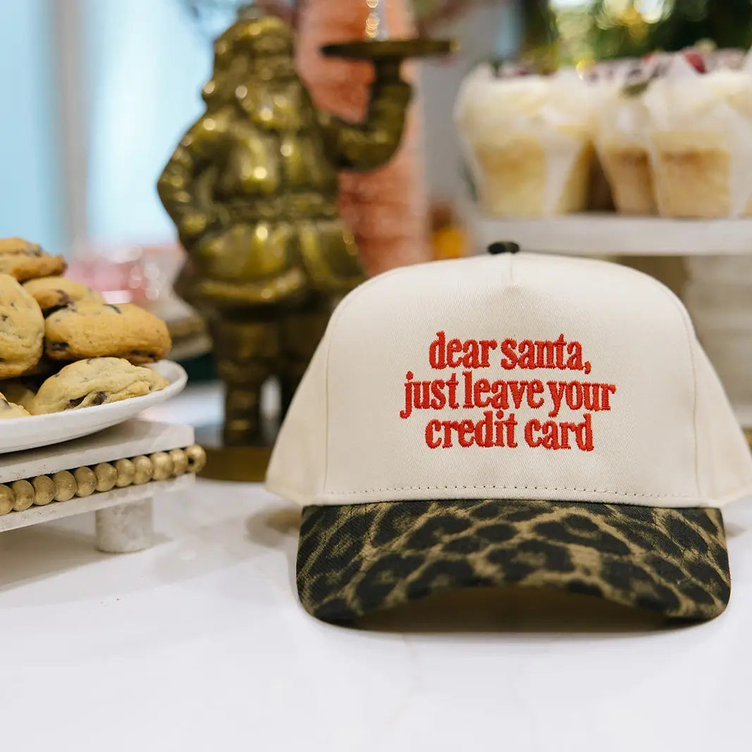 SANTA CREDIT CARD HAT