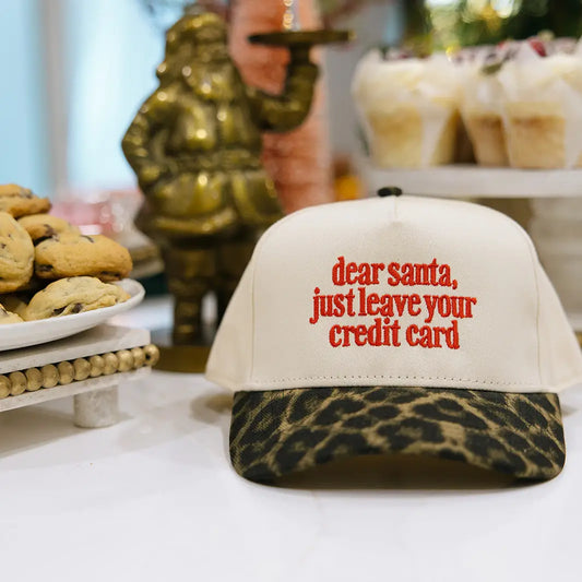 SANTA CREDIT CARD HAT