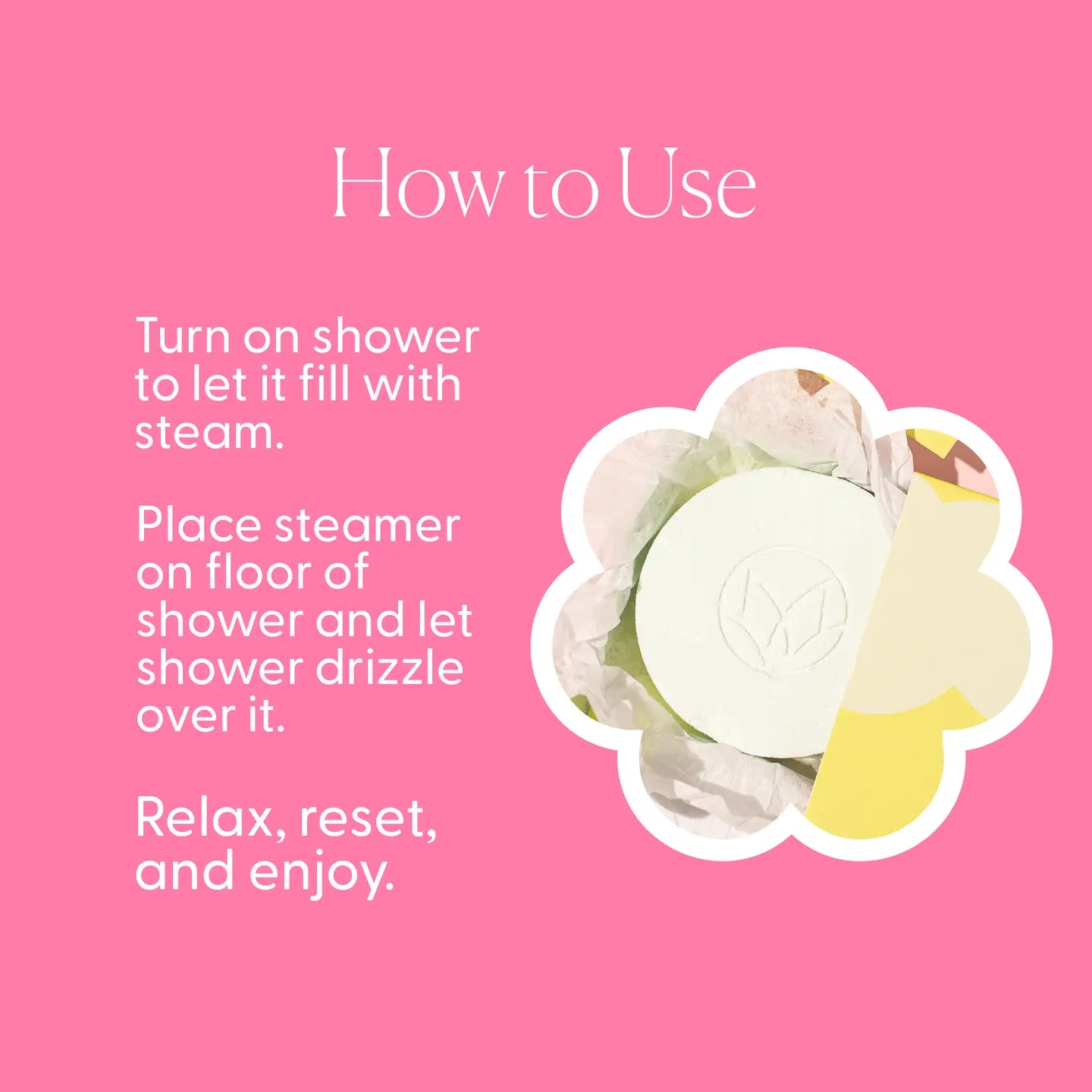 LAVENDER & LIME SHOWER STEAMERS