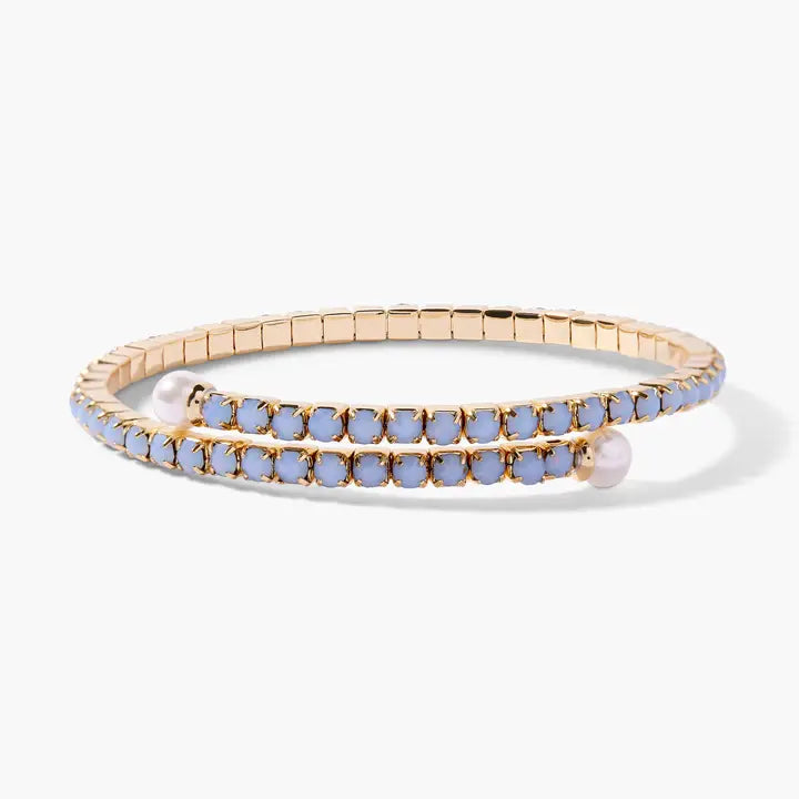 ISABELLA OPAL COIL TENNIS BRACELET