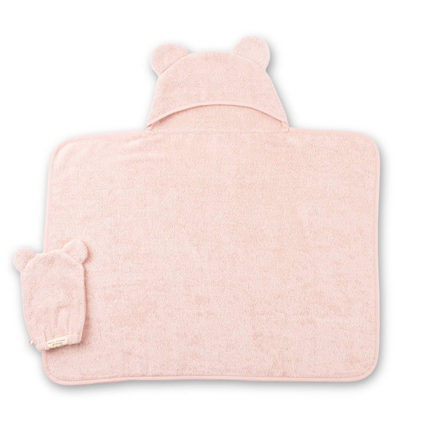 HOODED TOWEL & WASH MITT SET