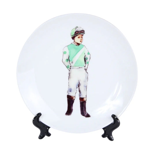 MINT STANDING JOCKEY PLATE