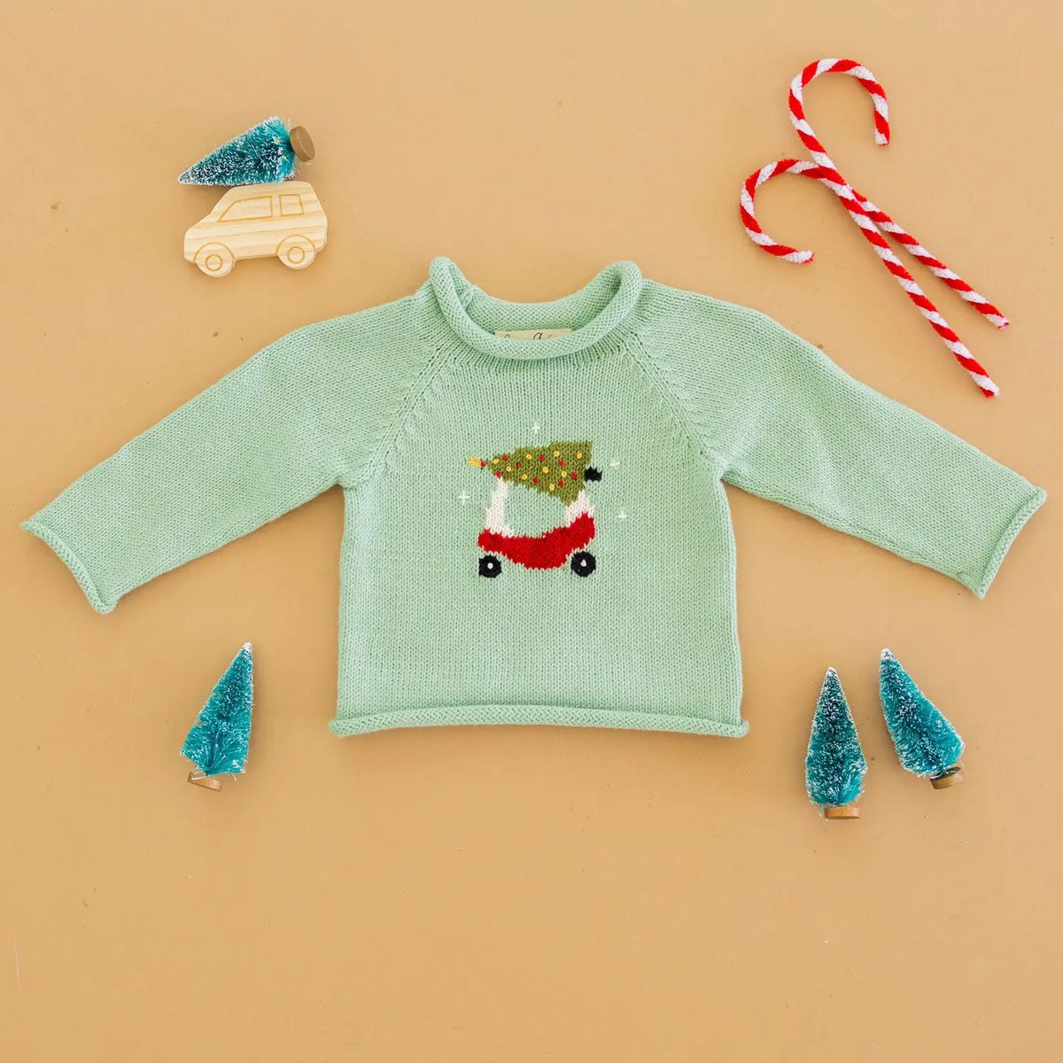 DECK THE WHEELS SWEATER & PANT SET