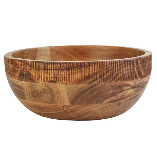 CALEB ACACIA WOOD LARGE SERVING BOWL