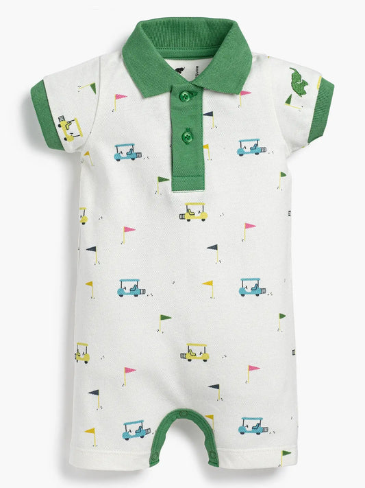 GOLF SHORTY POLO ROMPER