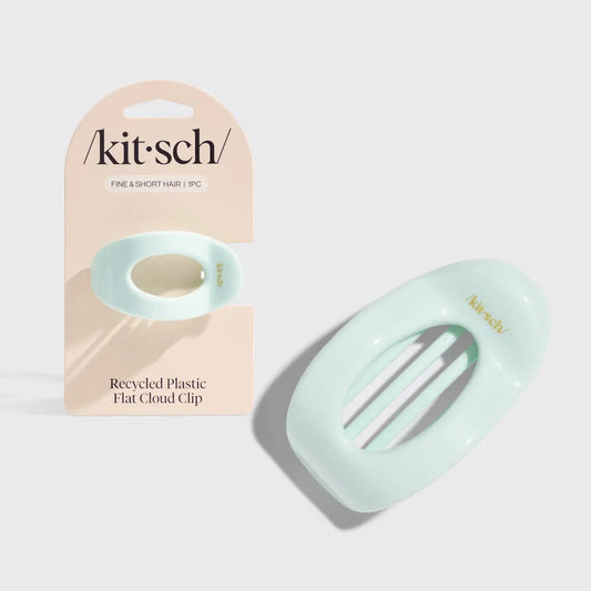 RECYCLED PLASTIC FLAT CLOUD CLIP - SAGE LEAF