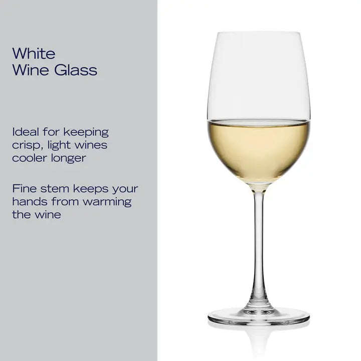 MIKASA PARKER 14OZ WHITE WINE - SET OF 4