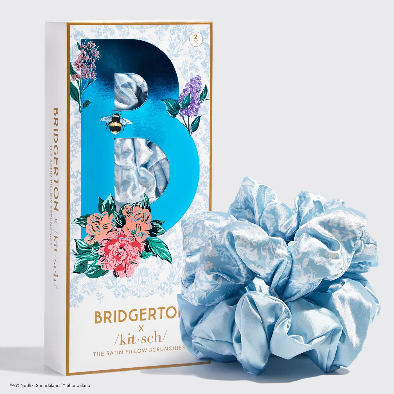 KITSCH X BRIDGERTON SATIN PILLOW SCRUNCHIES
