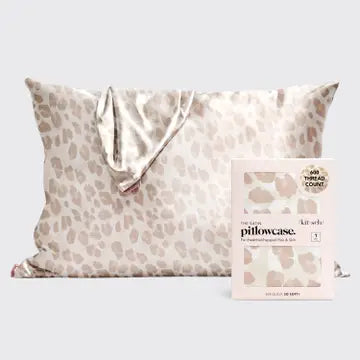 SATIN PILLOWCASE - LEOPARD PRINT