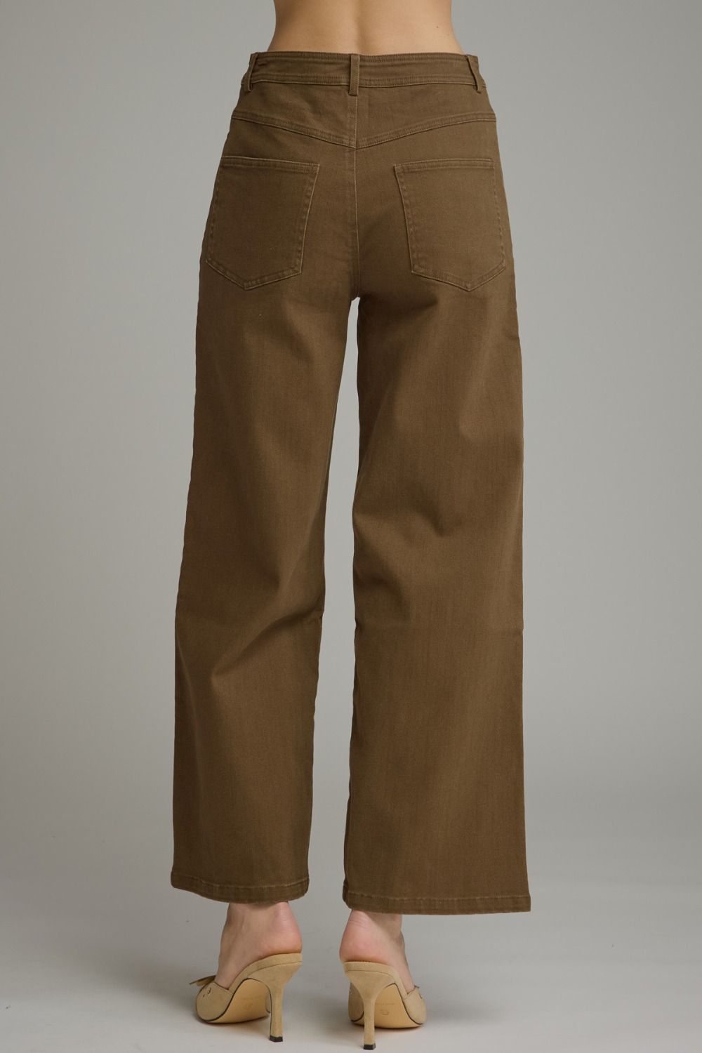 BROWN WIDE LEG PANT