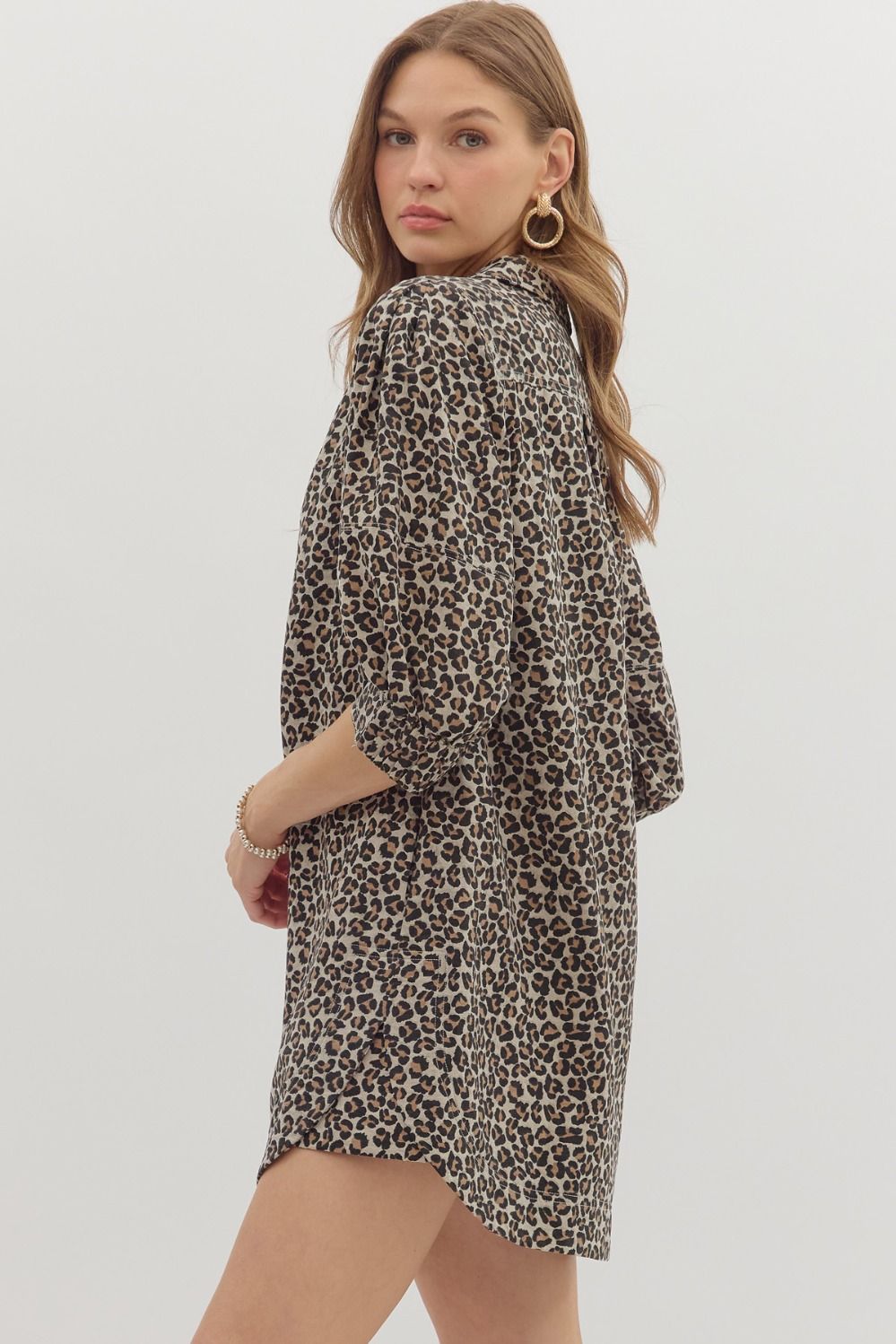 FLIRTY LEOPARD DRESS