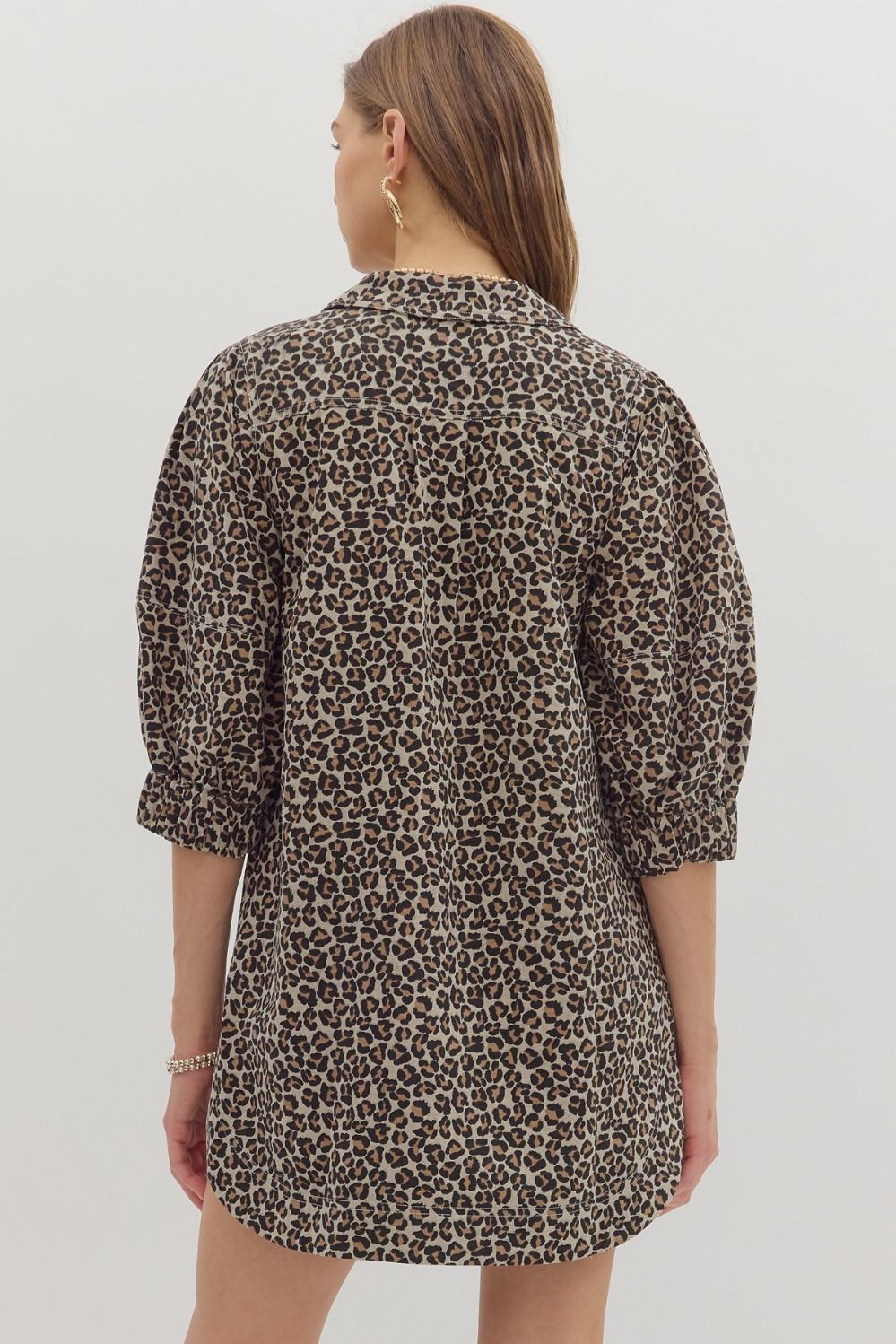 FLIRTY LEOPARD DRESS