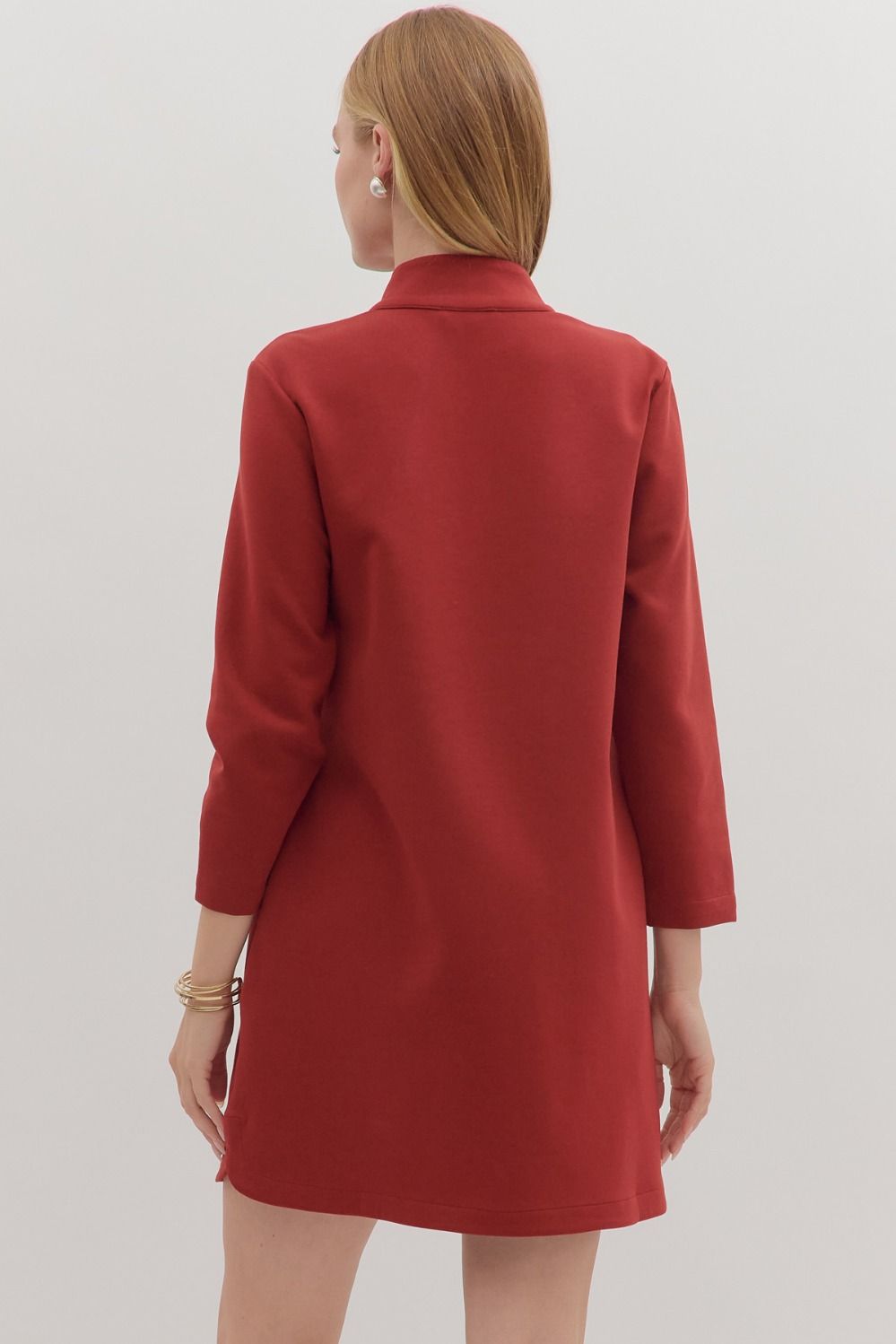 BUTTER SOFT GARNET DRESS