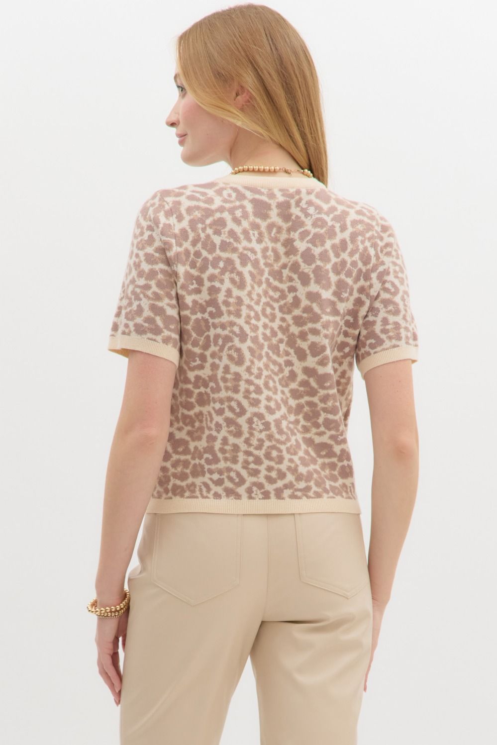 LEOPARD CARDI