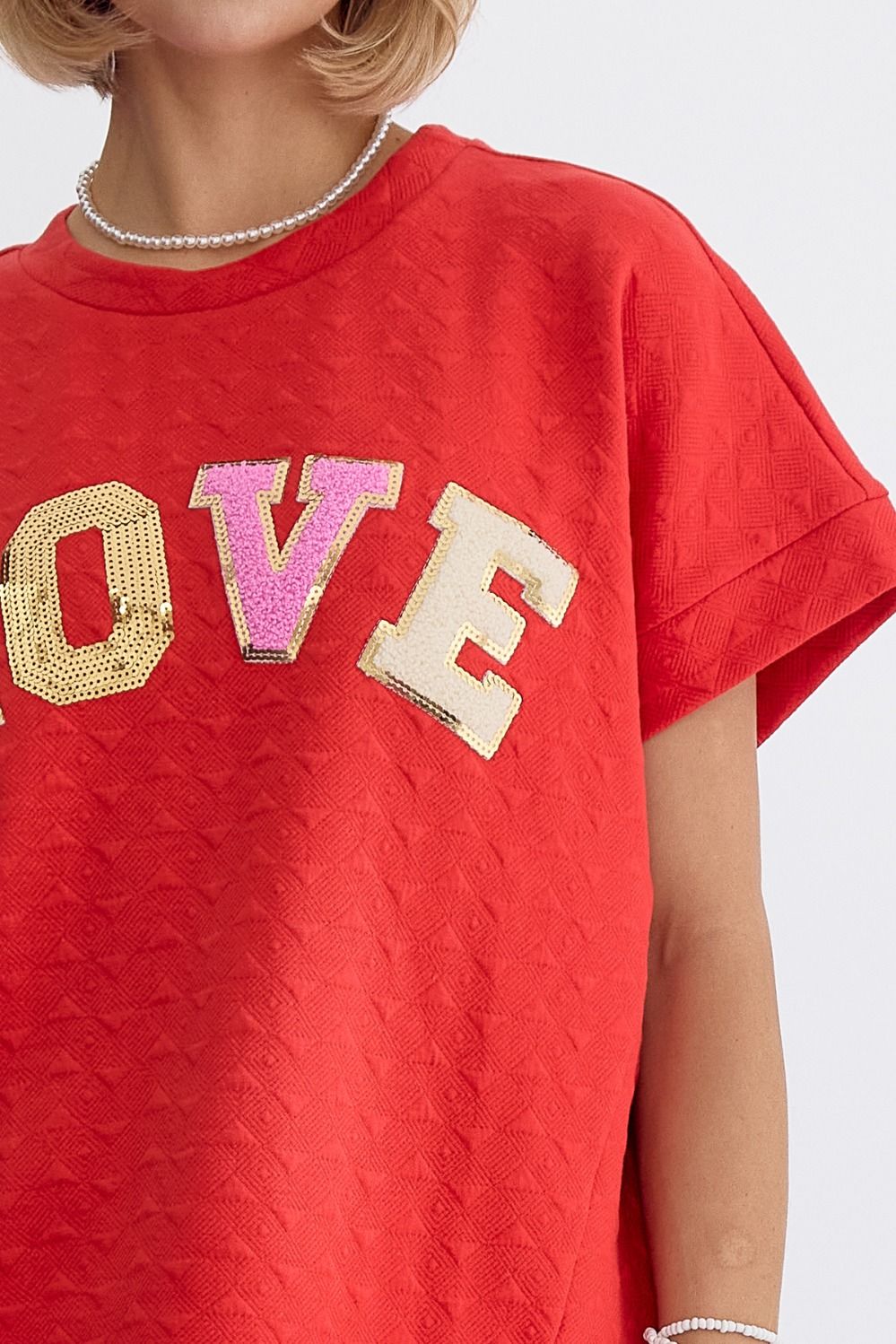 "LOVE" PATCH TOP
