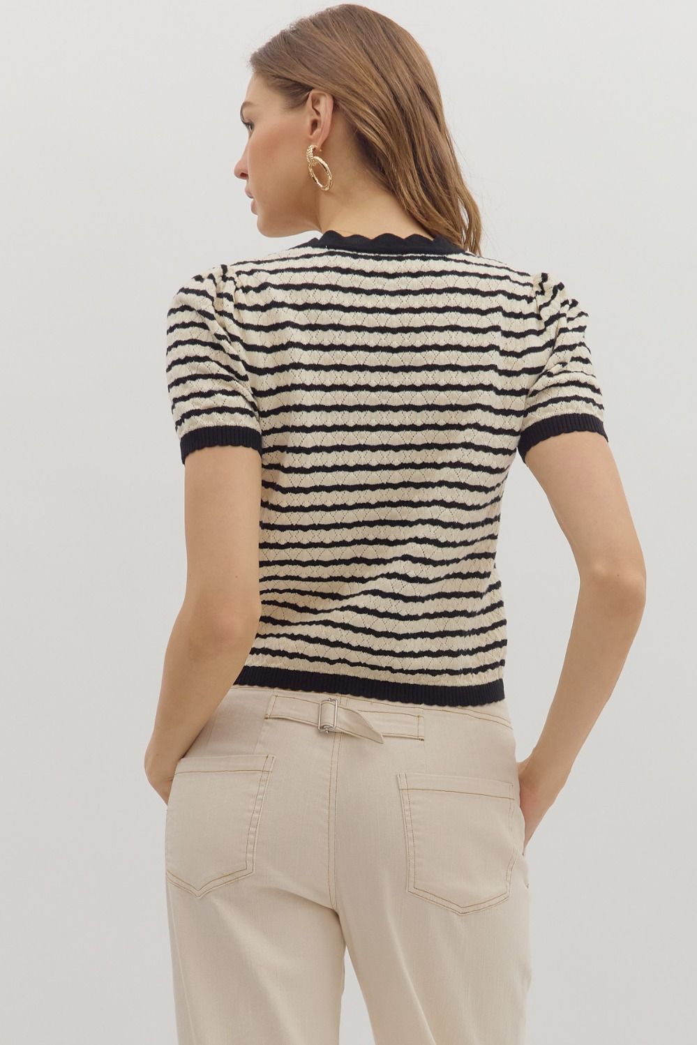 DELICATE STRIPED SWEATER
