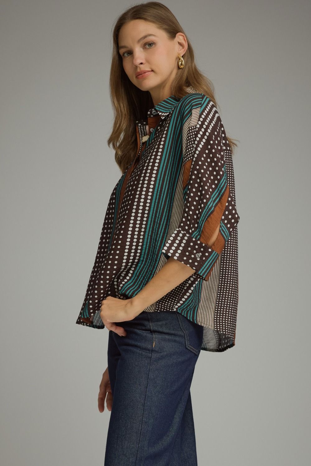 DOT & STRIPE TOP