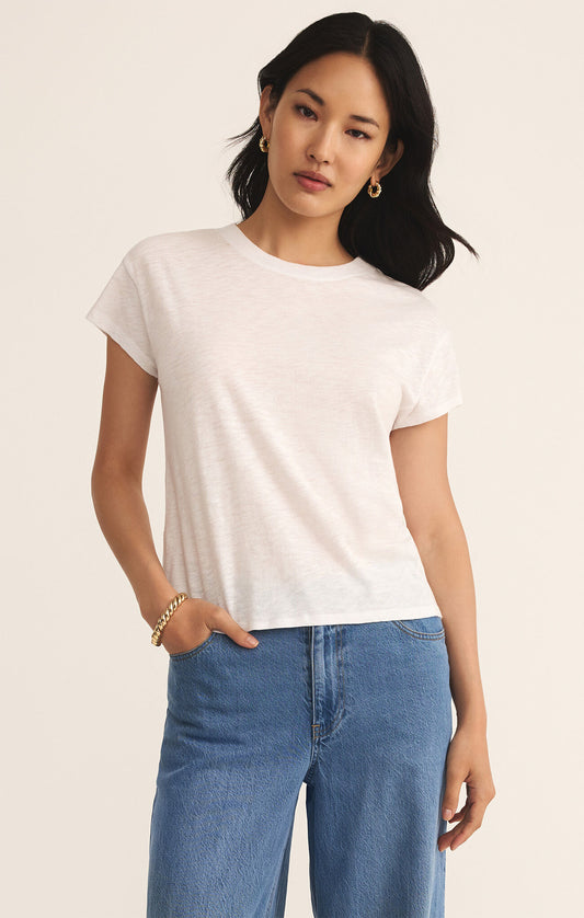 MODERN SLUB TEE - WHITE
