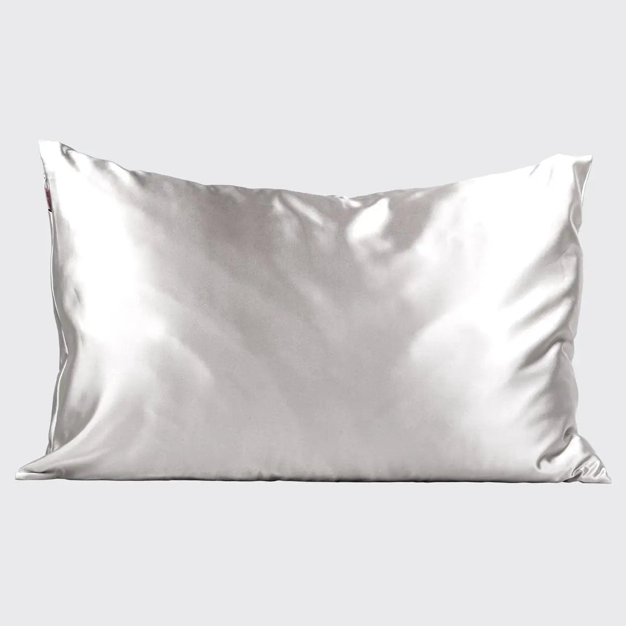 SATIN PILLLOWCASE - SILVER