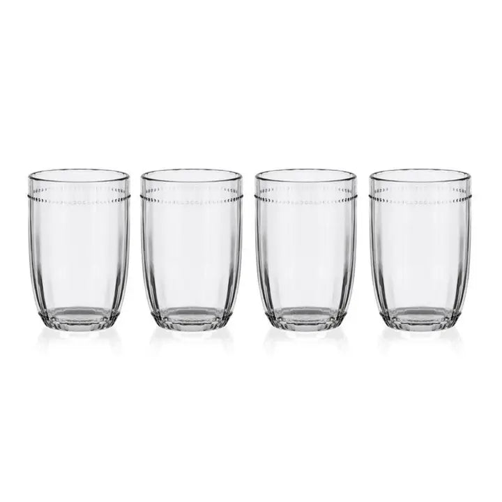 BEADED 12OZ HIGHBALL - SET OF 4