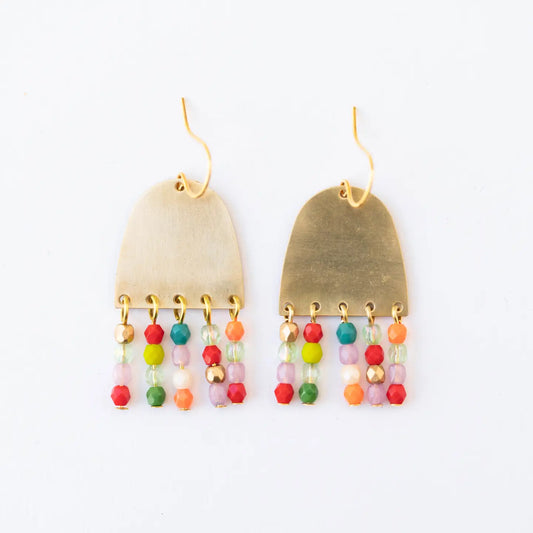 HAPPY FRINGE EARRINGS