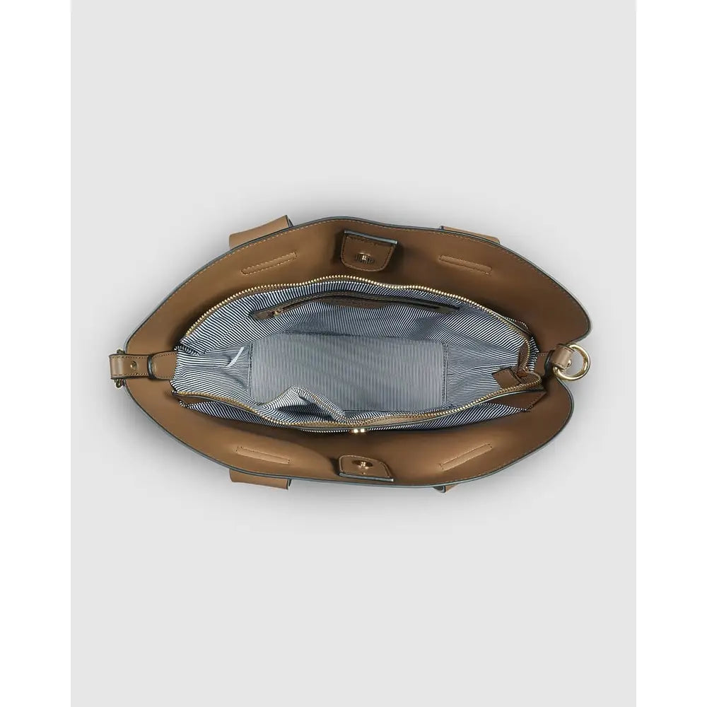 MONACO SHOULDER BAG - CHOCOLATE