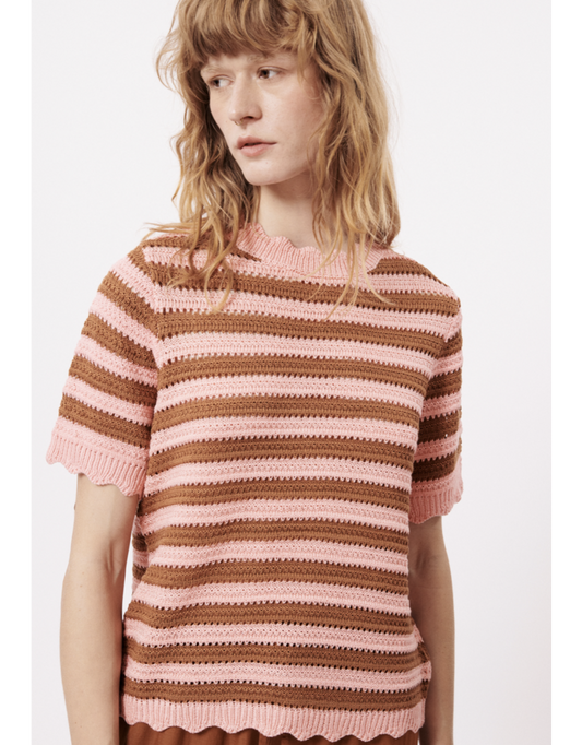 CILYA KNITTED SWEATER - ROSE