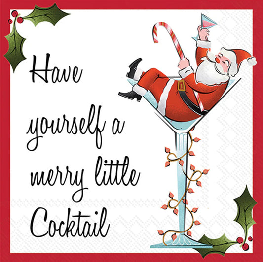 MERRY COCKTAIL NAPKINS