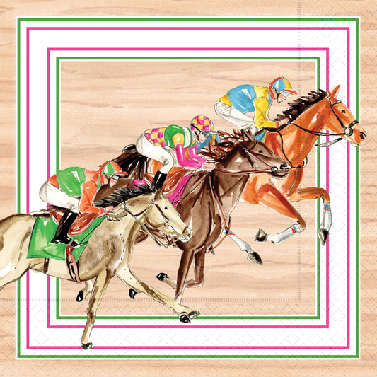 DERBY RIDER COCKTAIL NAPKINS