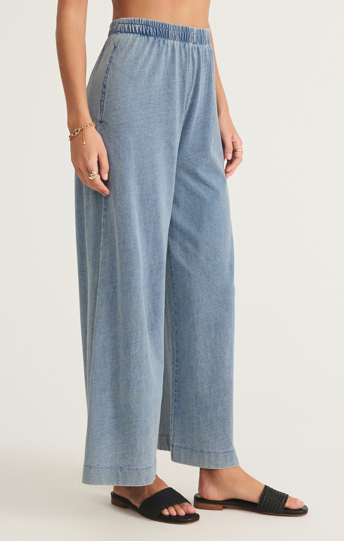 SCOUT JERSEY DENIM PANT - MEDIUM INDIGO