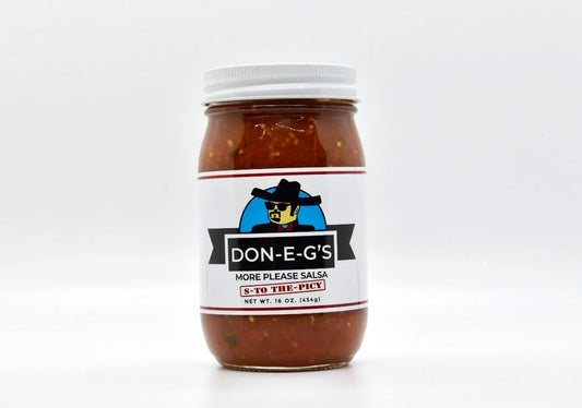DON-E-G's "MORE PLEASE" S TO THE PICY SALSA