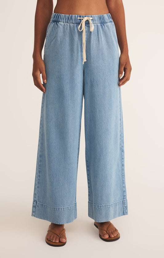 WESTON TWILL PANT - LIGHT VINTAGE INDIGO