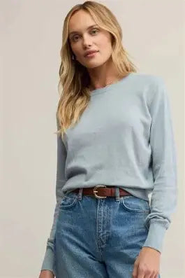 THE PERFECT LAYER SWEATER - CLEARWATER
