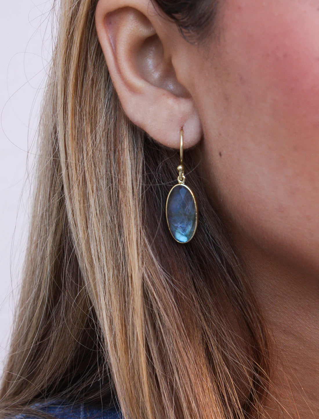 CELIA OVAL DROP EAARINGS