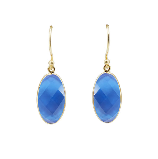 CELIA OVAL DROP EAARINGS