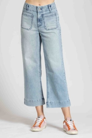 LIGHT INDIGO WIDE LEG PANT