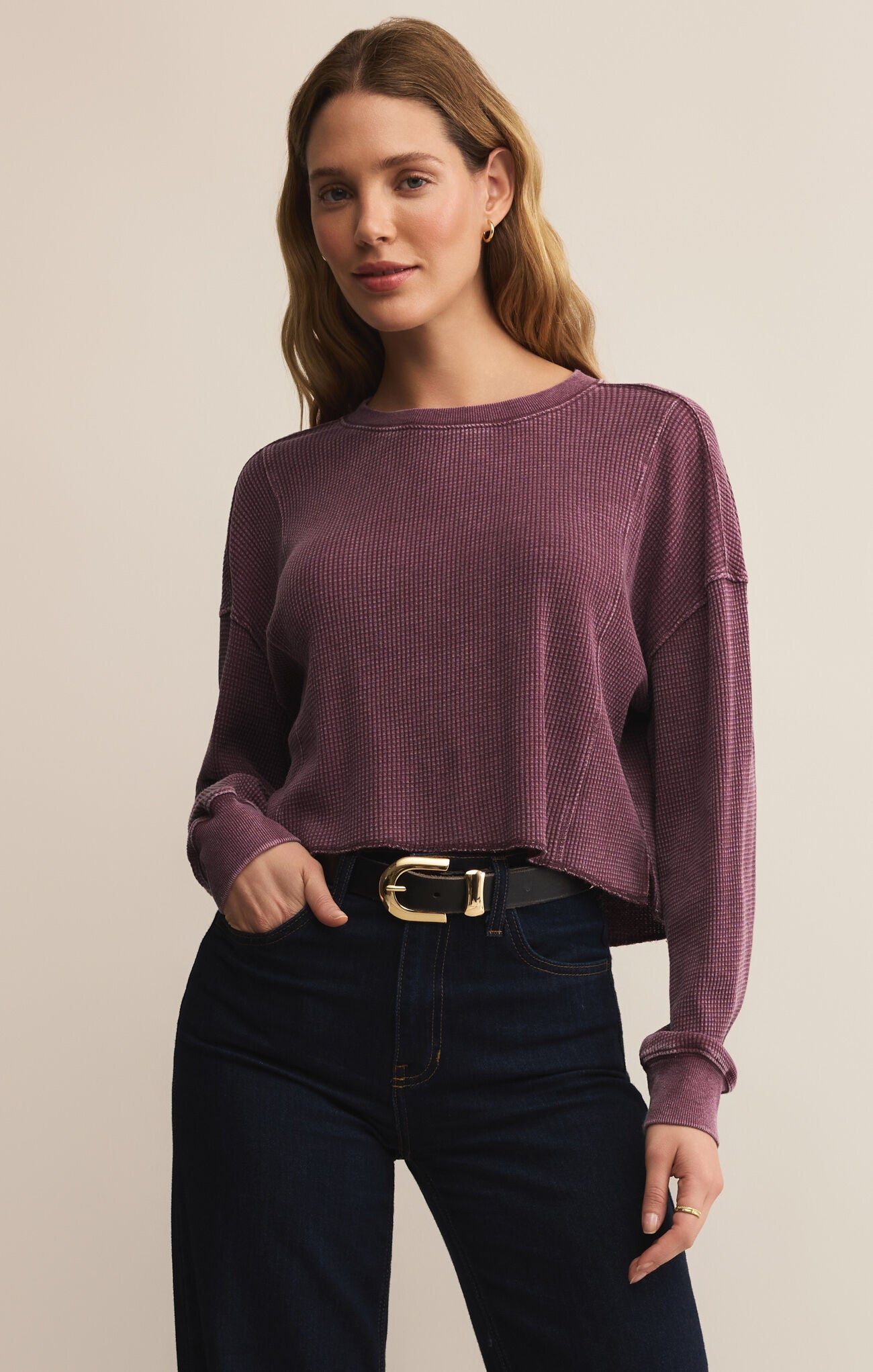 ANGEL MINI THERMAL TOP - MERLOT